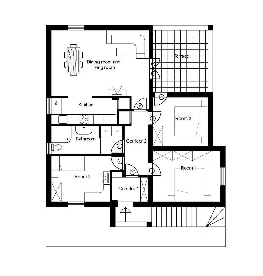 Apartmani Beba Omišalj Eksteriør billede